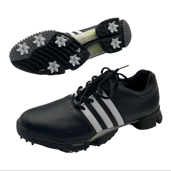 Mens adidas golf shoes size 9 - Picture 2 of 6